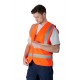Vestă reflectorizantă cu fermoar, HiVis C375
