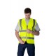 Vestă reflectorizantă cu fermoar, HiVis C375