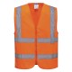 Vestă reflectorizantă cu fermoar, HiVis C375
