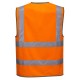 Vestă reflectorizantă cu fermoar, HiVis C375
