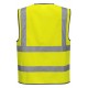 Vestă reflectorizantă cu fermoar, HiVis C375