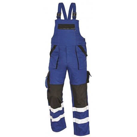Pantaloni de lucru cu pieptar, 100% bumbac, MAX RFLX