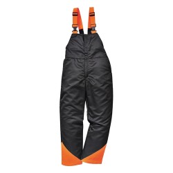 Pantaloni de protecție cu pieptar pentru lucrul cu motofierăstrăul cu lanț, OAK CH12