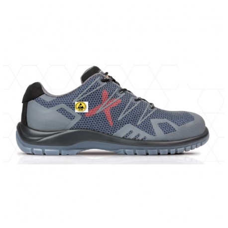 Pantofi de protecție cu bombeu din material compozit , S1P SRC ESD, EROS GREY