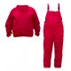 Costum salopetă cu pieptar, 100% bumbac, SALPP BPE