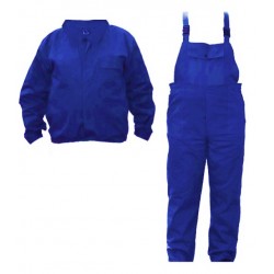 Costum salopetă cu pieptar, 100% bumbac, SALPP BPE