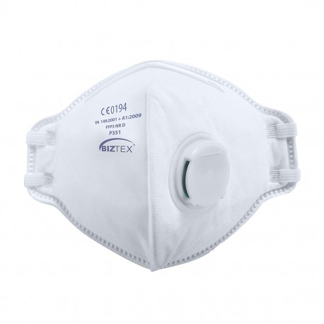 Semi-mască de protecție pliabilă, cu supapă, FFP3 , Vertical Dolomite P351