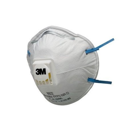 Mască de protecție cu supapă, FFP2, 3M™ 8822