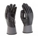 Manusi de protectie, din poliester, imersate complet in nitril, pentru montaj, NF1001