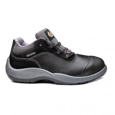 Pantofi de protectie cu bombeu din otel, din piele cu granulatie completa rezistenta la apa, Mozart, B0118