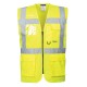 Vesta Executive cu mesaj de distantare sociala 2 m, Hi-Vis Vest-Port CV76