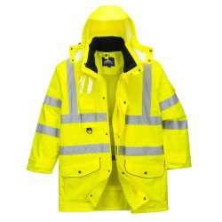 Jachetă impermeabilă TRAFFIC HI-VIS 7-în-1, S427