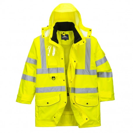 Jachetă impermeabilă TRAFFIC HI-VIS 7-în-1, S427