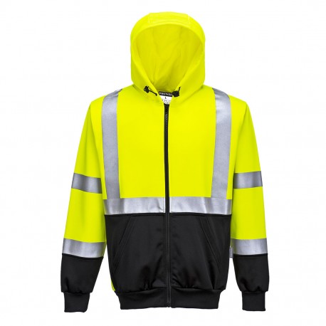 Hanorac Hi-Vis Bicolor cu Fermoar, B315