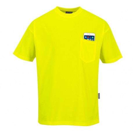 Tricou Day-Vis cu Maneci Scurte si Buzunar, S578