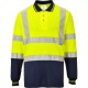 Tricou Polo Two-Tone cu Maneci Lungi, S279