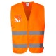 Vesta de lucru Hi-Vis Polycotton, C497