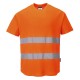 Tricou Hi-Vis din bumbac cu insertii de plasa Mesh, C394