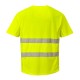 Tricou Hi-Vis din bumbac cu insertii de plasa Mesh, C394