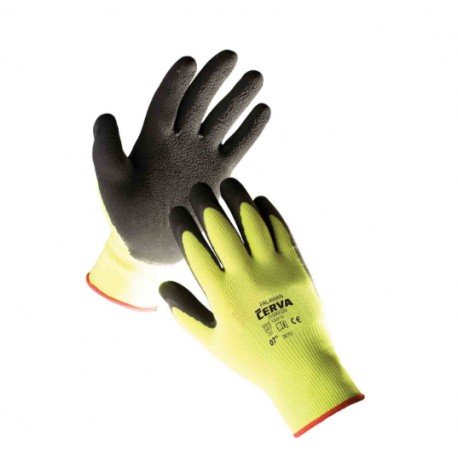 Mănuși de protecție din nylon imersate parțial în latex, PALAWAN