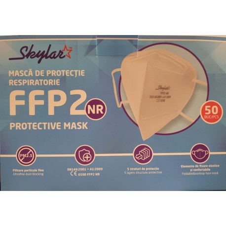 Mască de protecție pliabilă tip FFP2, SKYLAR