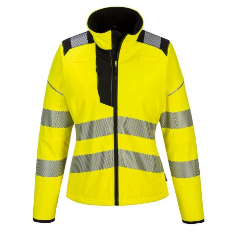 Jacheta Softshell PW3 Hi-Vis pentru femei, PW381
