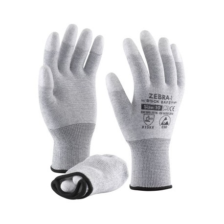 Manusi de protectie, ESD, ambalate pentru automate, CARBON-1-F