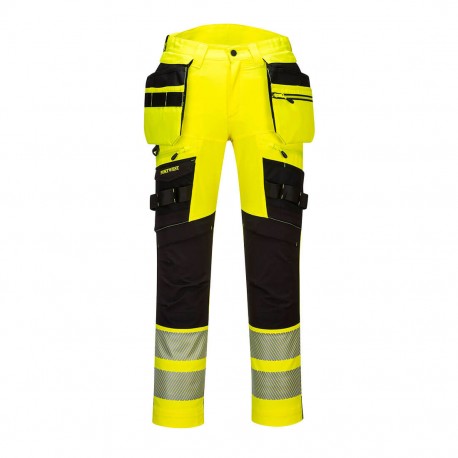 Pantaloni de lucru DX4 Hi Vis cu buzunare detasabile, DX442