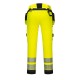 Pantaloni de lucru DX4 Hi Vis cu buzunare detasabile, DX442