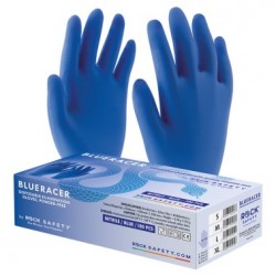 Mănuși de unică folosință nepudrate, set 100 buc, BLUERACER