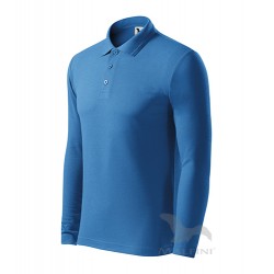 Tricou polo cu mânecă lungă, pentru bărbați, LS 221