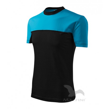 Tricou la baza gâtului, 100% bumbac, COLORMIX 109
