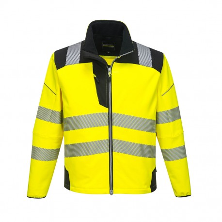 Jachetă Softshell, impermeabilă, HI-VIS, VISION PW3 T402